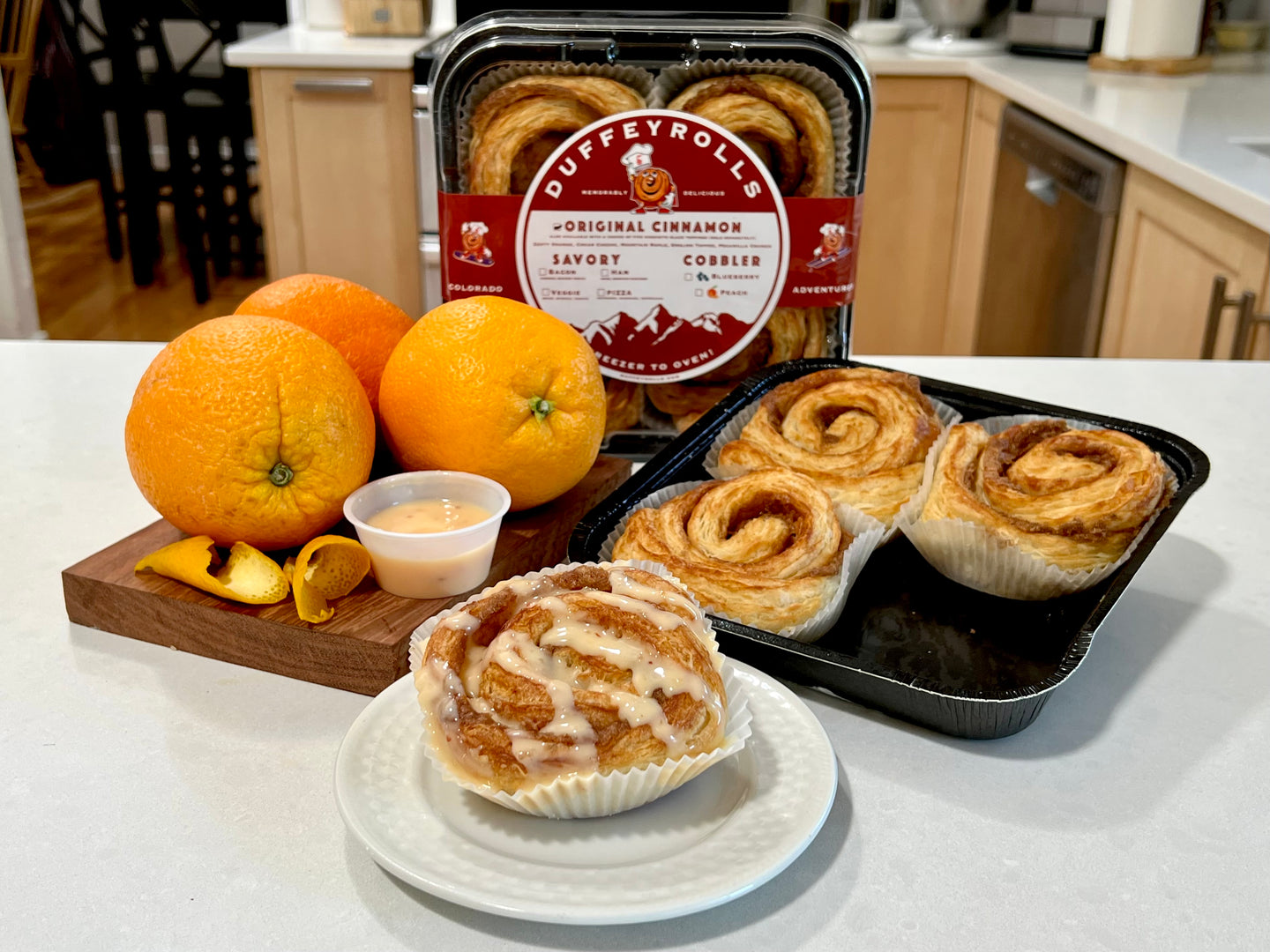 One Dozen Assorted Cinnamon Rolls